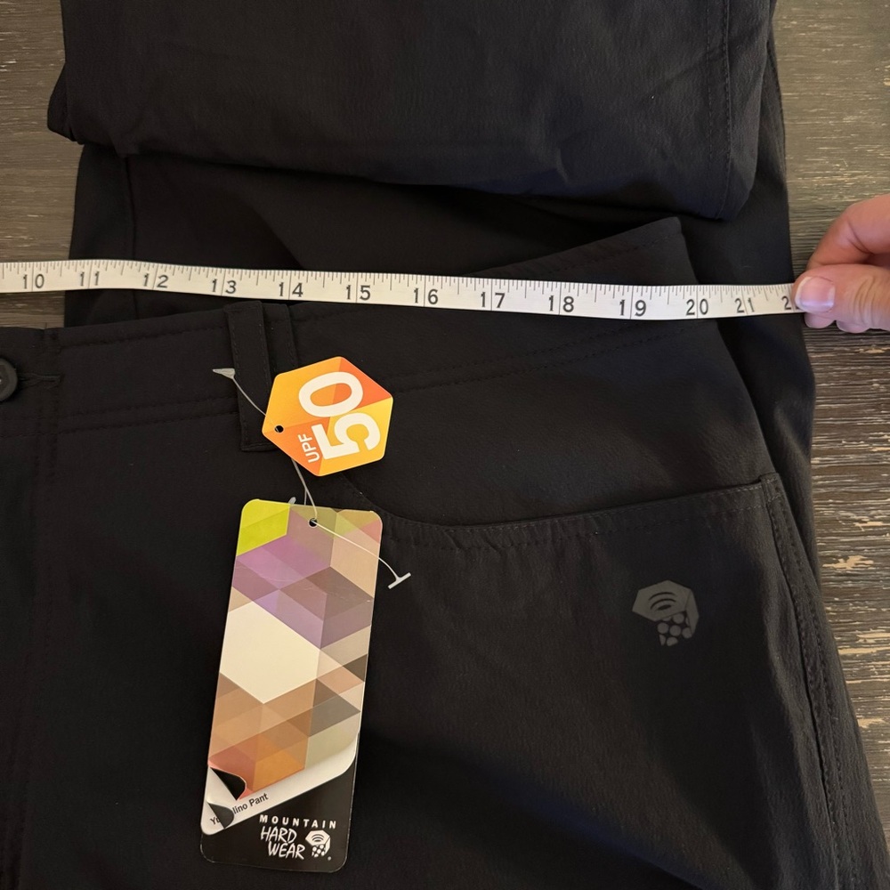 NWT Mountain Hardwear Yumalino Fleece Lined Pants Size 40 Men UPF 50 - Picture 10 of 10